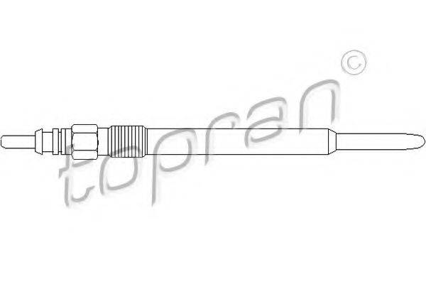 TOPRAN 400449 Свеча накаливания