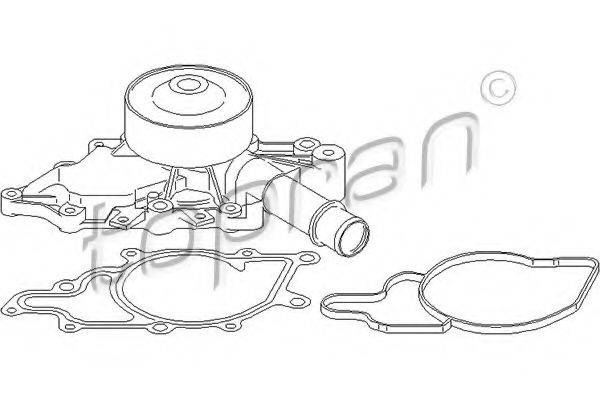TOPRAN 401466 Водяной насос