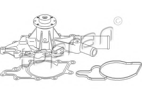 TOPRAN 401180 Водяной насос