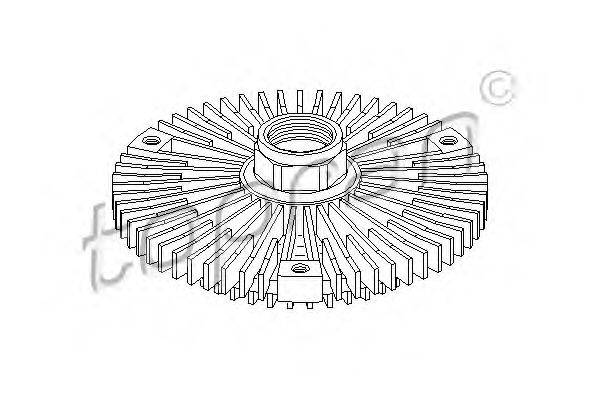 TOPRAN 400605 Сцепление, вентилятор радиатора