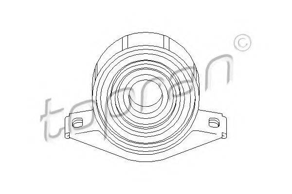 TOPRAN 400080 Подвеска, карданный вал