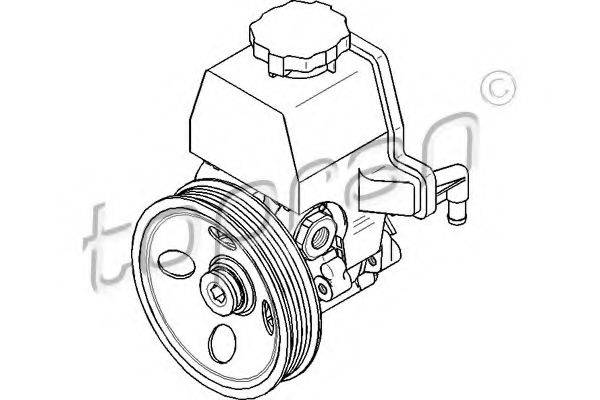 TOPRAN 401309 Гидравлический насос, рулевое управление