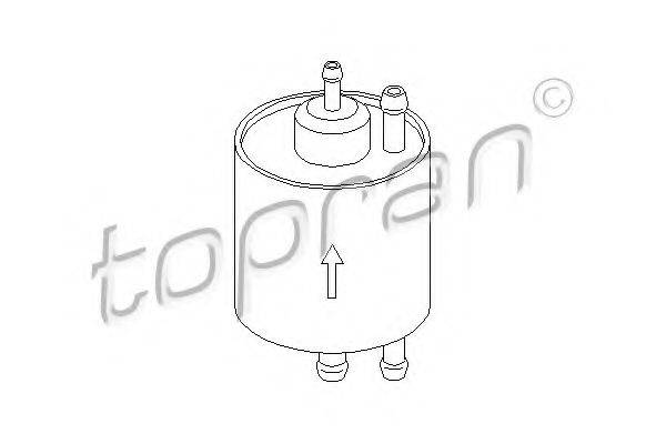 TOPRAN 401034 Топливный фильтр