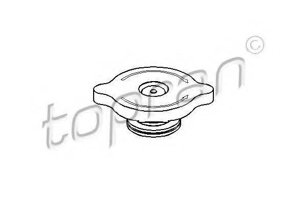 TOPRAN 400252 Крышка, резервуар охлаждающей жидкости