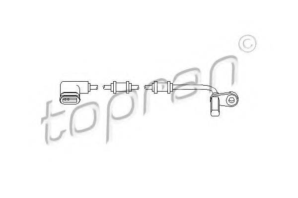 TOPRAN 401552 Датчик, частота вращения колеса