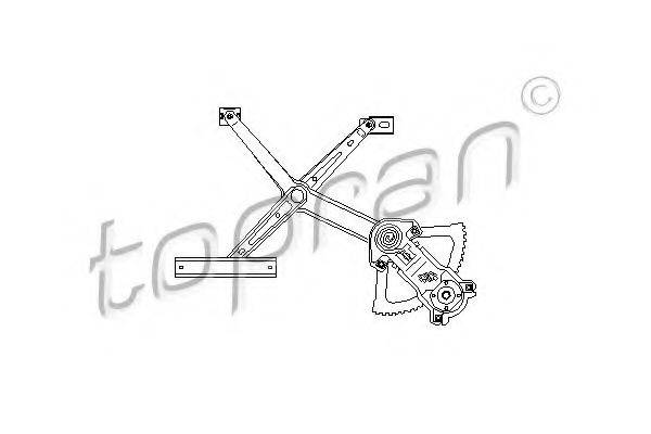 TOPRAN 401427 Подъемное устройство для окон