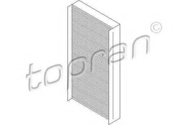 TOPRAN 401027 Фильтр, воздух во внутренном пространстве