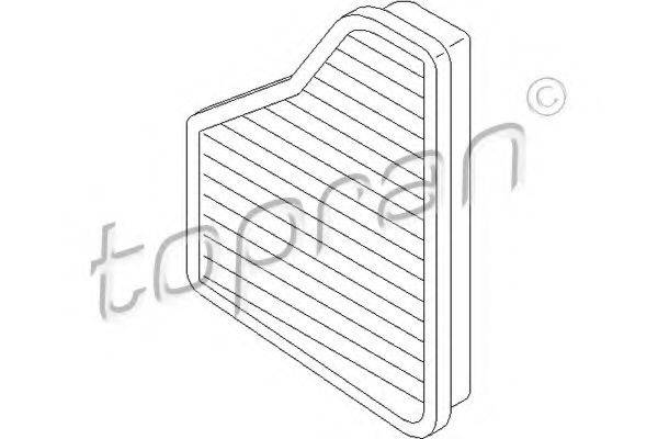 TOPRAN 400213 Фильтр, воздух во внутренном пространстве