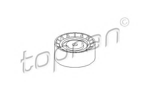 TOPRAN 500251 Натяжной ролик, поликлиновой  ремень