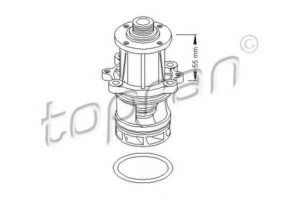 TOPRAN 500317 Водяной насос