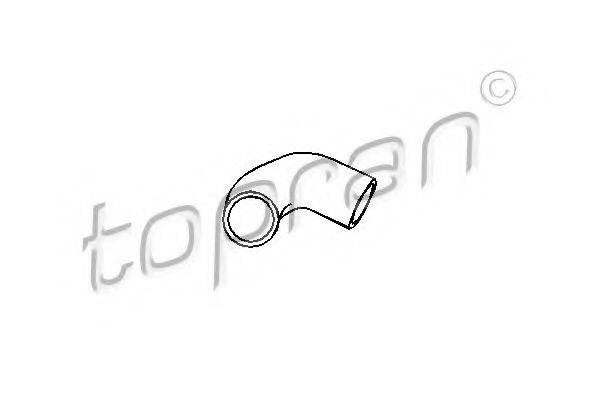 TOPRAN 500457 Шланг радиатора