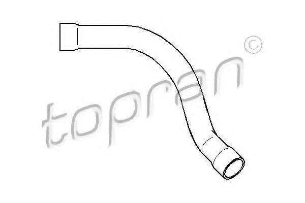 TOPRAN 500448 Шланг радиатора