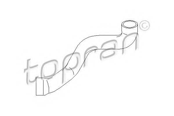 TOPRAN 500446 Шланг радиатора