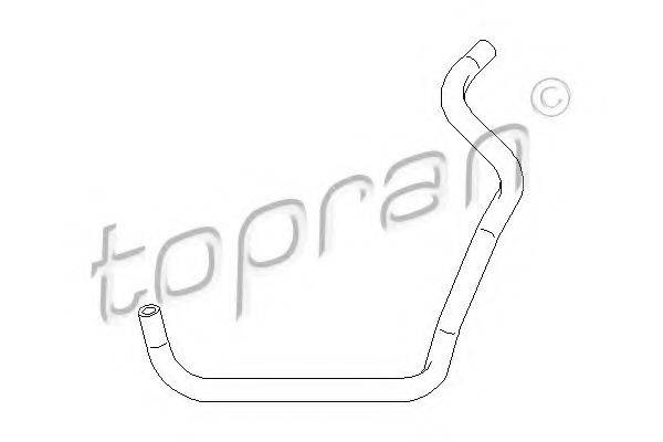 TOPRAN 501260 Шланг радиатора