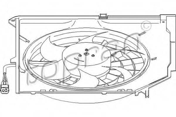 TOPRAN 501407 Вентилятор, охлаждение двигателя
