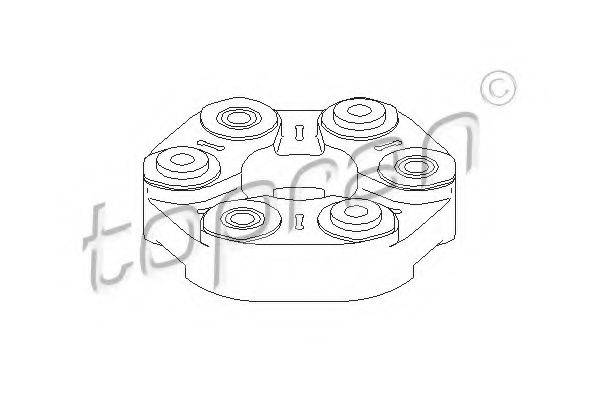 TOPRAN 501591 Шарнир, продольный вал