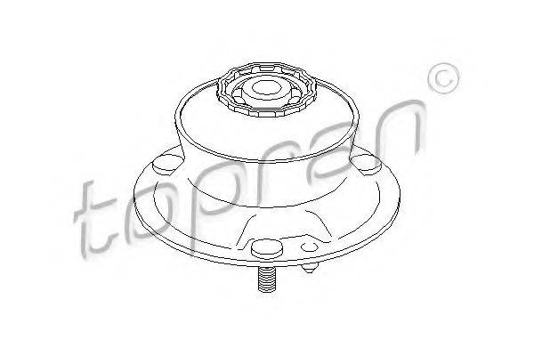 TOPRAN 500835 Опора стойки амортизатора