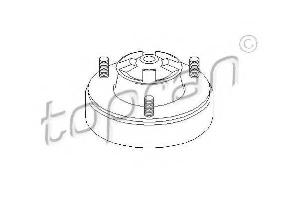 TOPRAN 500053 Опора стойки амортизатора