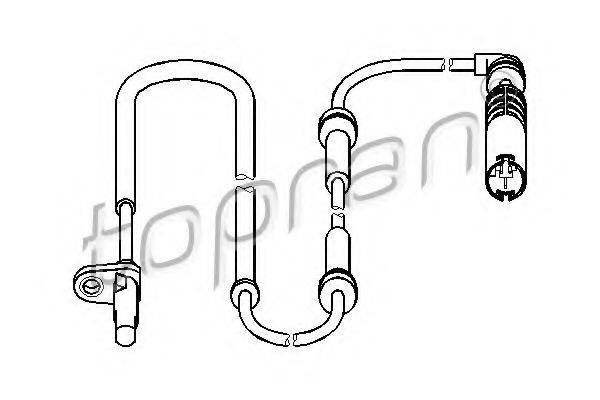 TOPRAN 501080 Датчик, частота вращения колеса
