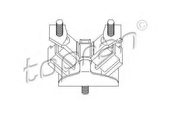 TOPRAN 700152 Подвеска, двигатель