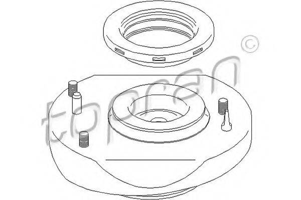 TOPRAN 700356 Опора стойки амортизатора