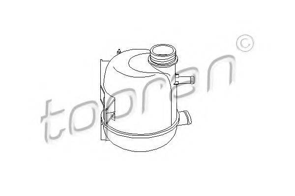 TOPRAN 700339 Компенсационный бак, охлаждающая жидкость