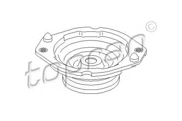 TOPRAN 700362 Опора стойки амортизатора