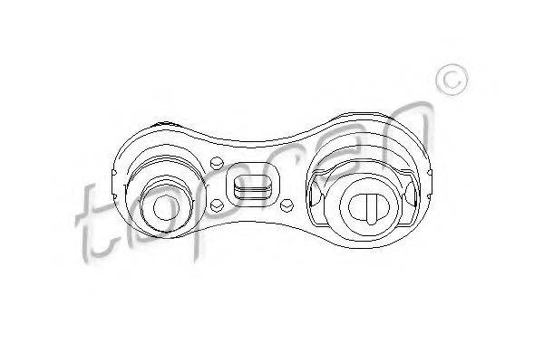 TOPRAN 700535 Подвеска, двигатель