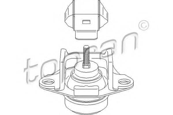 TOPRAN 700554 Подвеска, двигатель