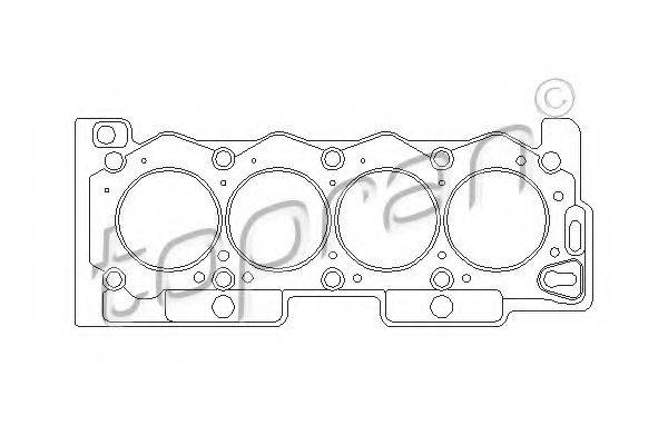 TOPRAN 722338 Прокладка, головка цилиндра