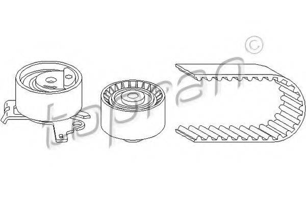 TOPRAN 720151 Комплект ремня ГРМ