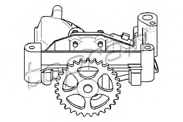TOPRAN 720158 Масляный насос