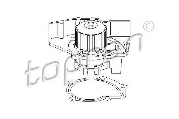 TOPRAN 720162 Водяной насос