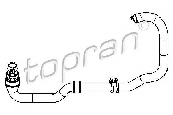 TOPRAN 722271 Шланг радиатора