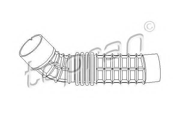 TOPRAN 722079 Рукав воздухозаборника, воздушный фильтр