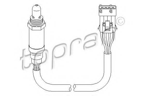 TOPRAN 721855 Лямбда-зонд