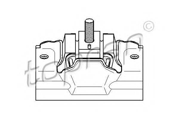 TOPRAN 720356 Подвеска, двигатель