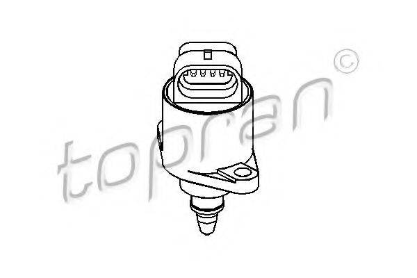 TOPRAN 721464 Поворотная заслонка, подвод воздуха