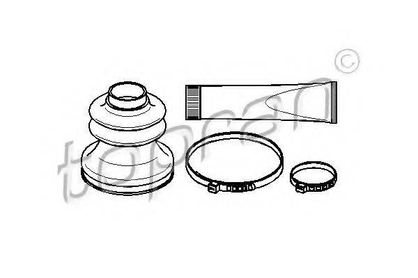 TOPRAN 721151 Комплект пылника, приводной вал