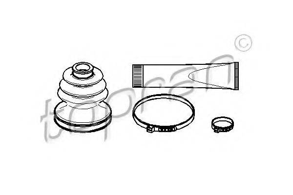 TOPRAN 721158 Комплект пылника, приводной вал