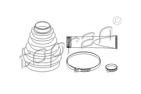 TOPRAN 721195 Комплект пылника, приводной вал
