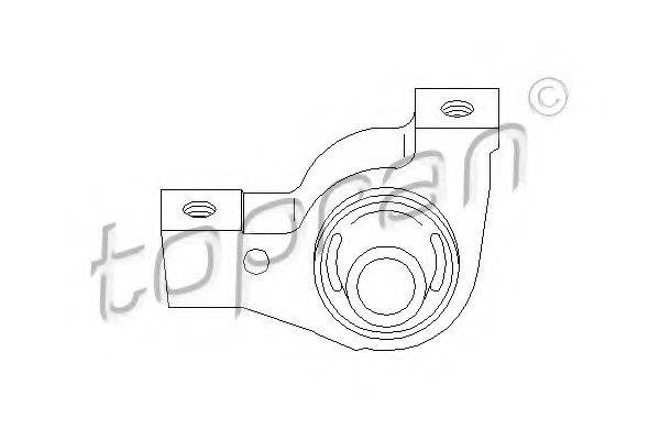 TOPRAN 722158 Подвеска, рычаг независимой подвески колеса