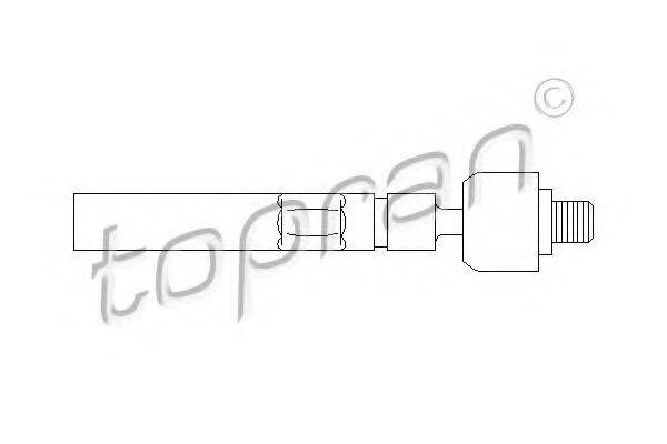 TOPRAN 722241 Осевой шарнир, рулевая тяга