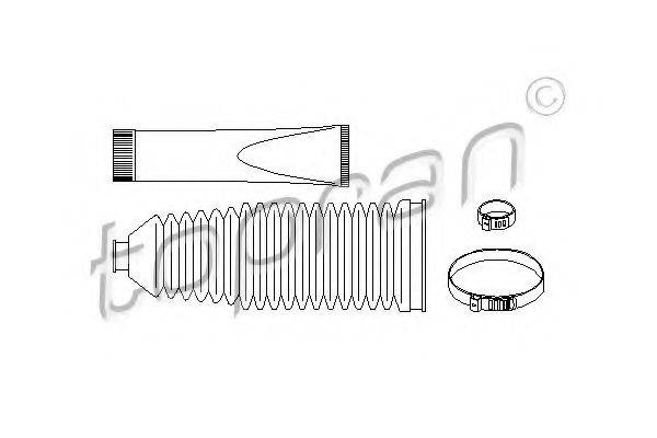 TOPRAN 720235 Комплект пылника, рулевое управление