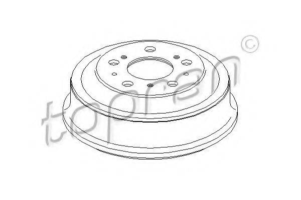 TOPRAN 721192 Тормозной барабан