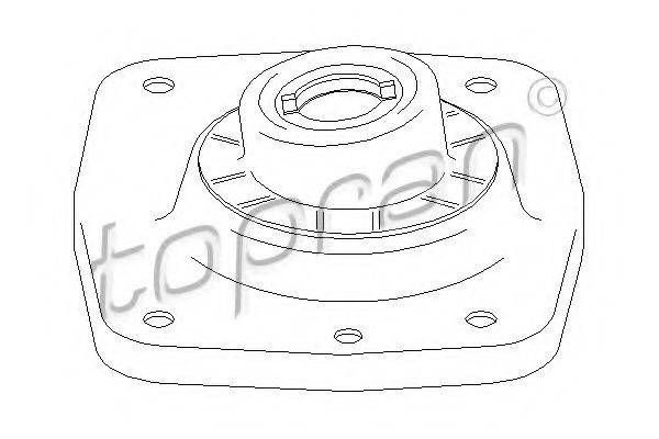 TOPRAN 722360 Опора стойки амортизатора