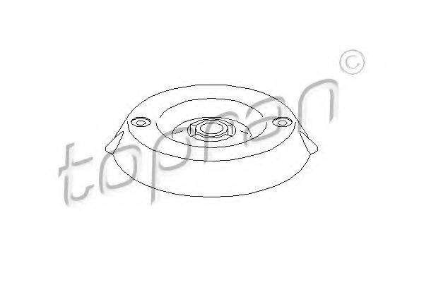 TOPRAN 721808 Опора стойки амортизатора