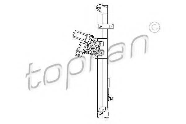 TOPRAN 721763 Подъемное устройство для окон