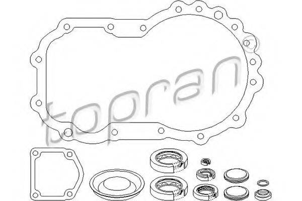TOPRAN 111408 Комплект прокладок, ступенчатая коробка