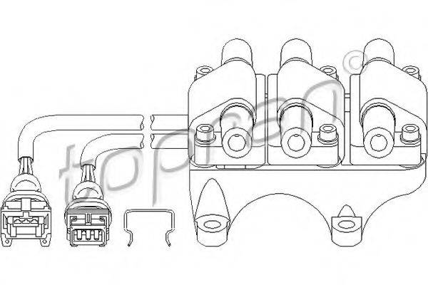 TOPRAN 111749 Катушка зажигания